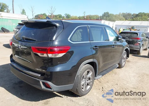 2019 Toyota Highlander Limited Platinum z USA, uszkodzony, nr VIN 5TDDZRFH4KS948183